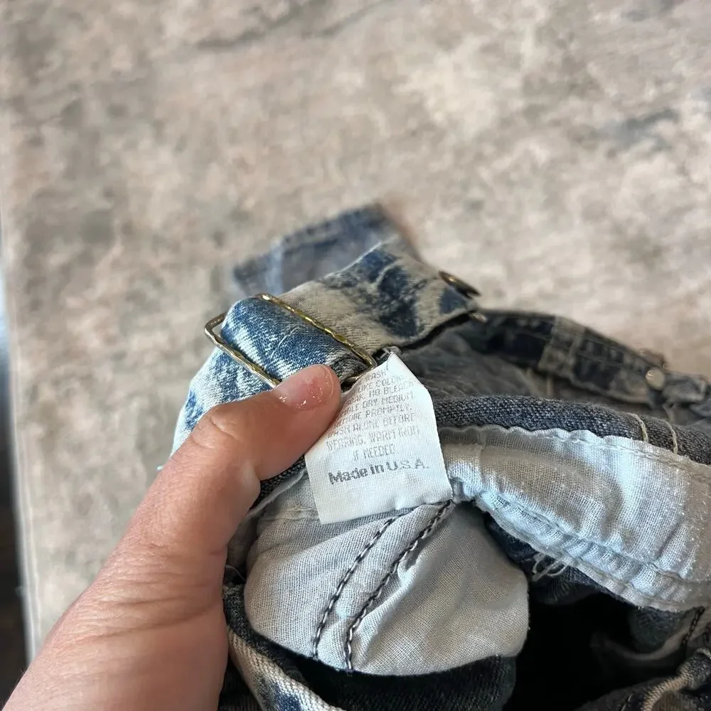 Vintage OshKosh Acid Wash Overalls 5T USA